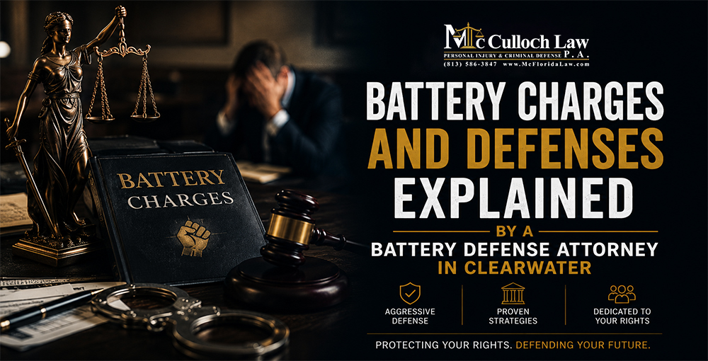 Battery Charges and Defenses Explained by a Battery Defense Attorney in Clearwater