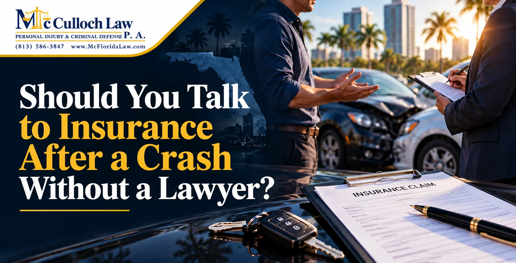 Should You Talk to Insurance After a Crash Without a Lawyer?