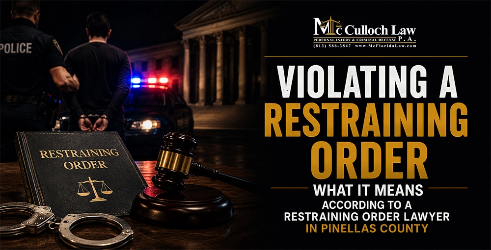 What Violating a Restraining Order Means According to a Restraining Order Lawyer in Pinellas County